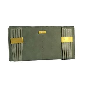 Miche Bags | Miche Interchangeable Cover Purse | Color: green and gold